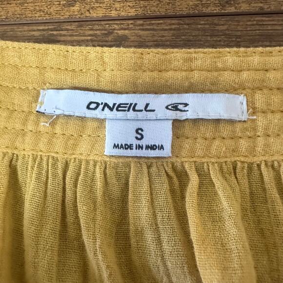 O'Neill Women's Maris Cotton Blouse Small Lightweight Boho Loose Flowy - Picture 8 of 9